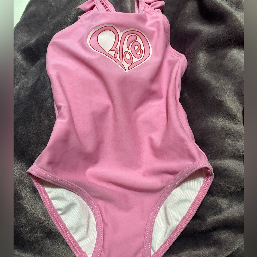 Chloé Kids Ruffle One Piece Swimsuit - Picture 6 of 9